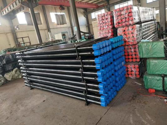 OD 114mm Su Kuyusu Sondaj Borusu 4 1/2" Remet Dişli Siyah