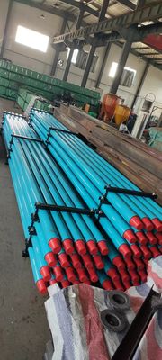 Sürtünme Kaynaklı Su Kuyusu Sondaj Borusu Mavi ve Siyah Renkli Dış Çap 3 1/2"