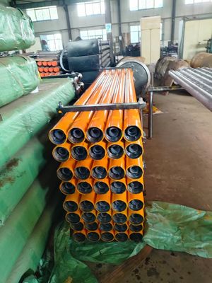 Karbon Çeliği 8.56mm Matkap Borusu Sağlam Çift Duvarlı Yapı 73/76/89mm Dış Çap Siyah/Mavi